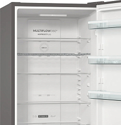 Отдельностоящий двухкамерный холодильник Gorenje NRK6202AXL4