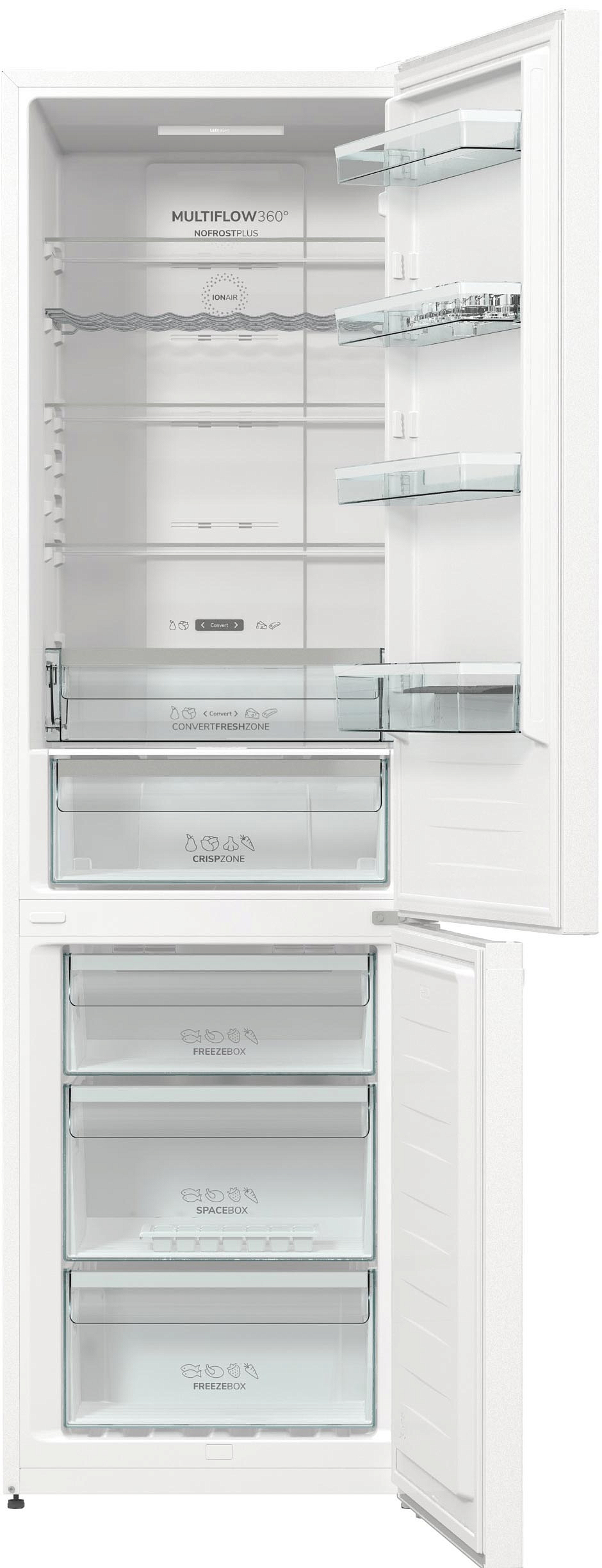 Отдельностоящий двухкамерный холодильник Gorenje NRK6202AW4 preview 5