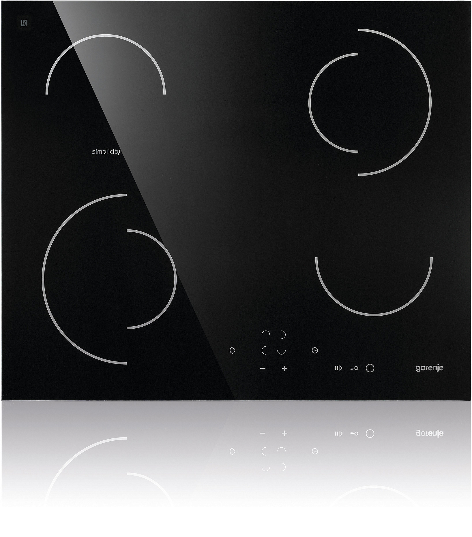 Независимая электрическая варочная панель Gorenje ECT 6 SY2B preview 2