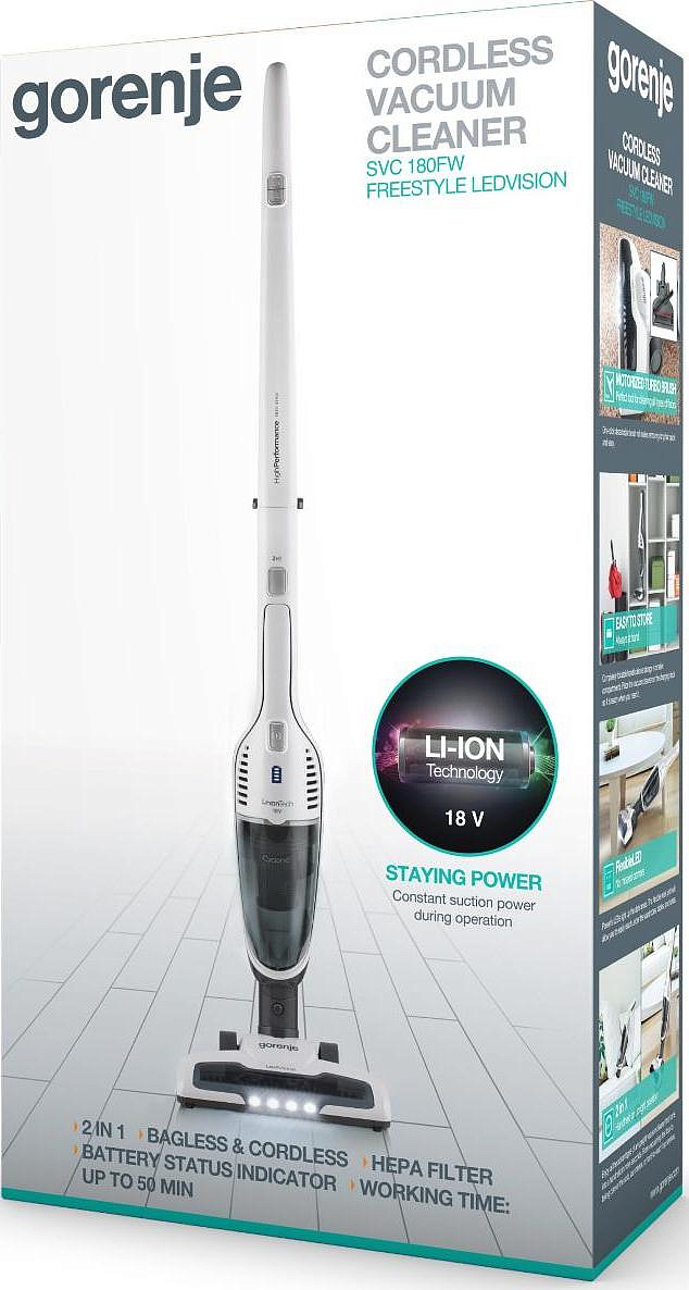 Пылесос Gorenje SVC180FW preview 11