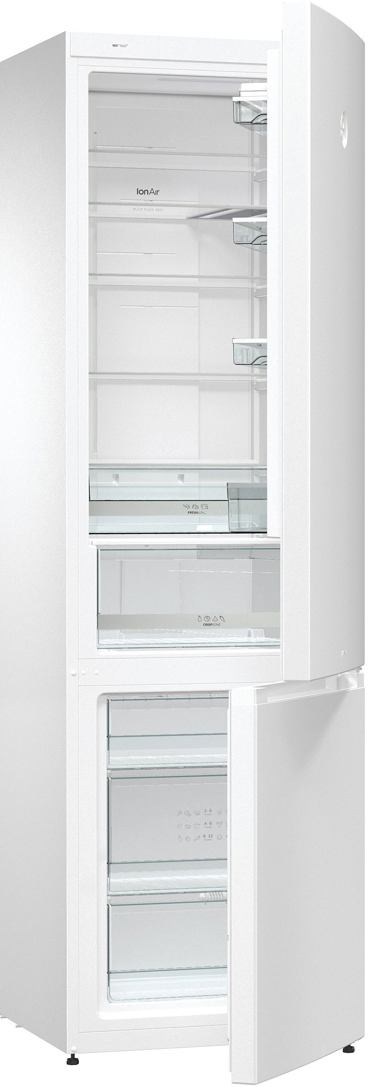 Отдельностоящий двухкамерный холодильник Gorenje NRK621SYW4 preview 1