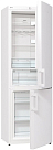 Отдельностоящий двухкамерный холодильник Gorenje NRK 6191 GHW