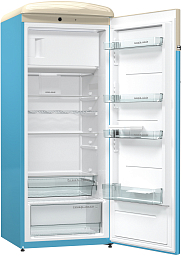 Отдельностоящий однокамерный холодильник Gorenje OBRB153BL