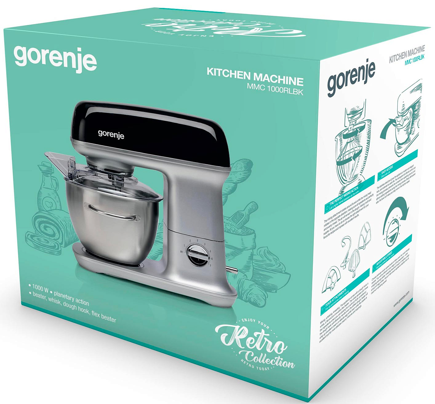 Кухонная машина Gorenje MMC1000RL preview 3