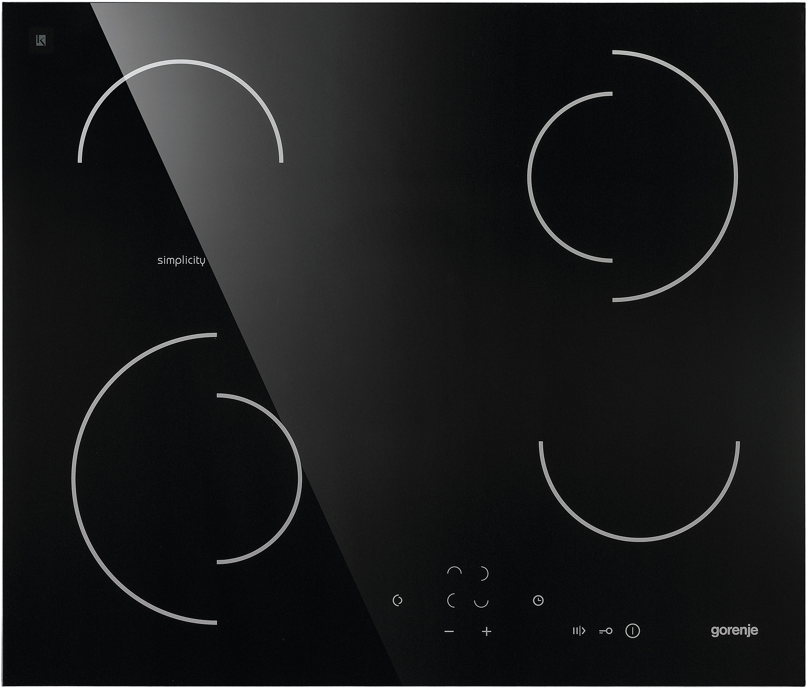 Независимая электрическая варочная панель Gorenje ECT 6 SY2B preview 1