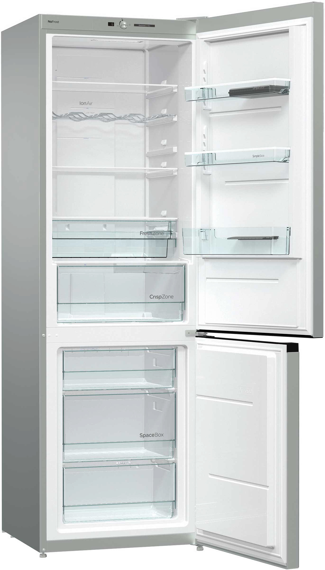 Отдельностоящий двухкамерный холодильник Gorenje NRK6191GHX4 preview 2