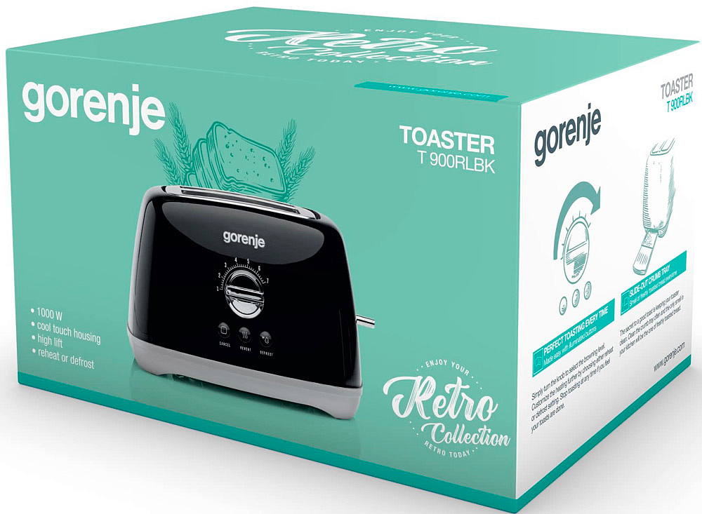 Тостер Gorenje T900RLBK preview 4