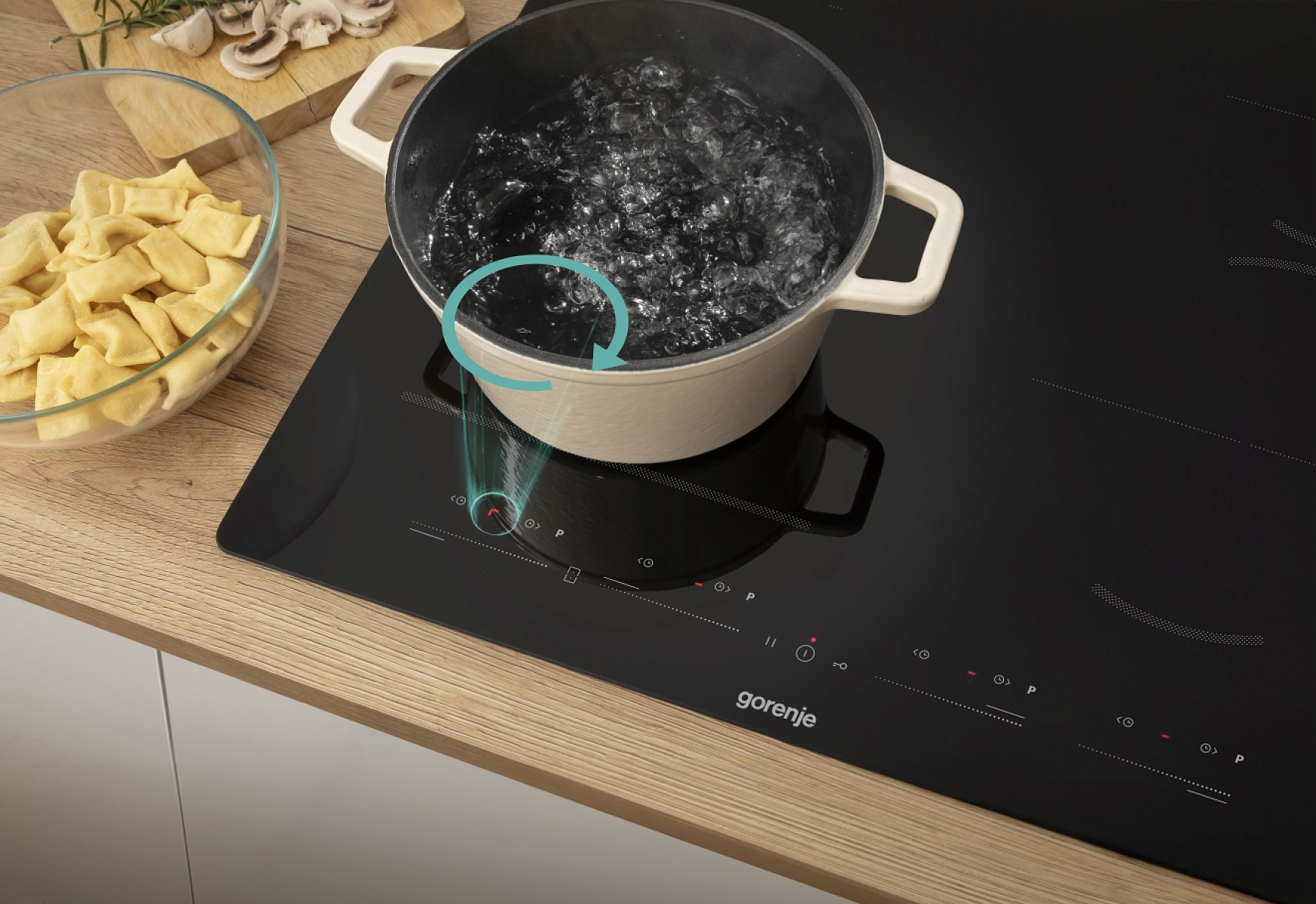 Независимая индукционная варочная панель Gorenje GI6442BSCE preview 12