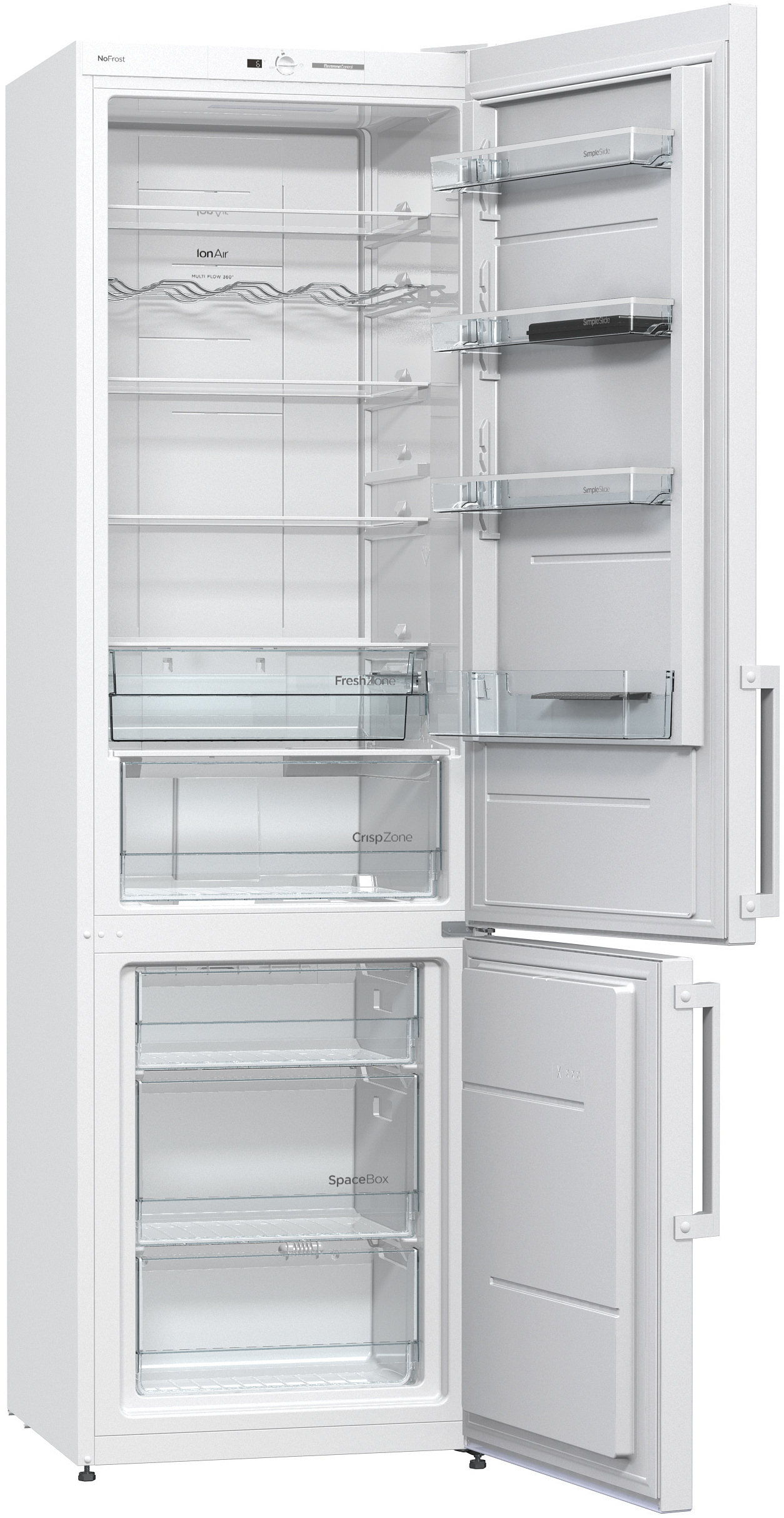 Отдельностоящий двухкамерный холодильник Gorenje NRK 6201 GHW preview 2