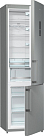 Отдельностоящий двухкамерный холодильник Gorenje NRK 6201 MX