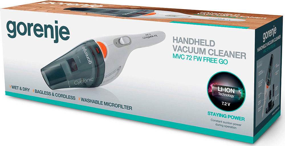 Пылесос Gorenje MVC72FW preview 7