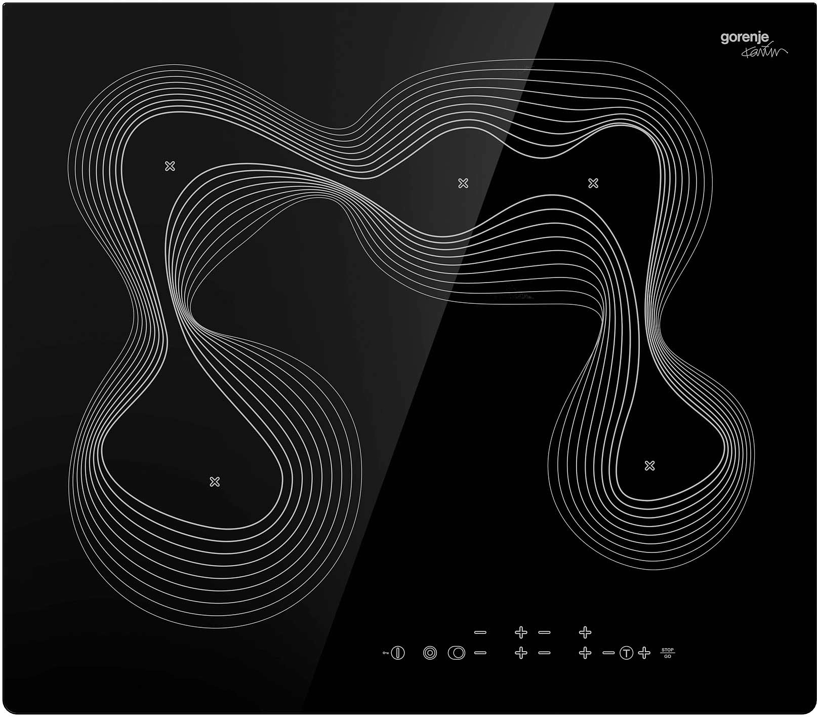 Независимая стеклокерамическая варочная панель Gorenje ECT646KRB preview 1