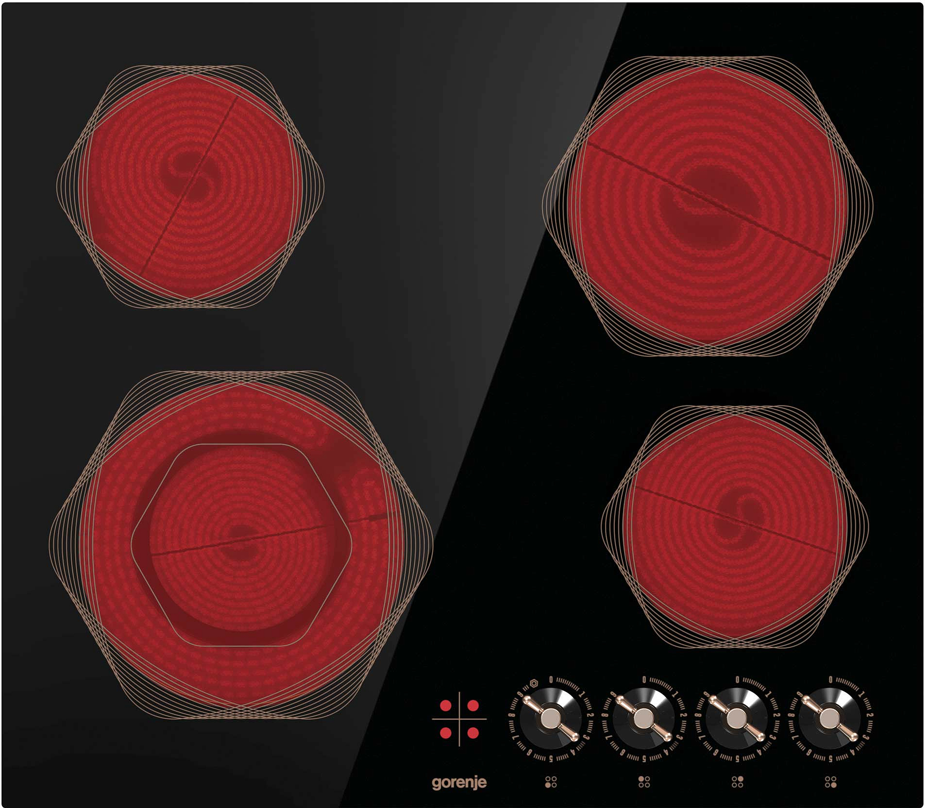 Независимая стеклокерамическая варочная панель Gorenje EC642INB preview 2