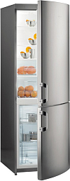 Отдельностоящий двухкамерный холодильник Gorenje NRK 61801 X