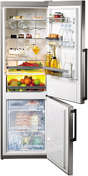 Отдельностоящий двухкамерный холодильник Gorenje NRC 6192 TX