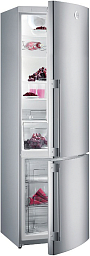Отдельностоящий двухкамерный холодильник Gorenje RKV 6500 SYA2