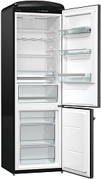 Отдельностоящий двухкамерный холодильник Gorenje ORK192BK