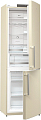 Отдельностоящий двухкамерный холодильник Gorenje NRK 6192 JC