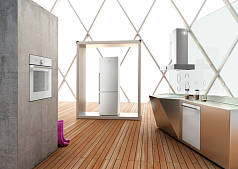 Отдельностоящий двухкамерный холодильник Gorenje NRK 65 SYW