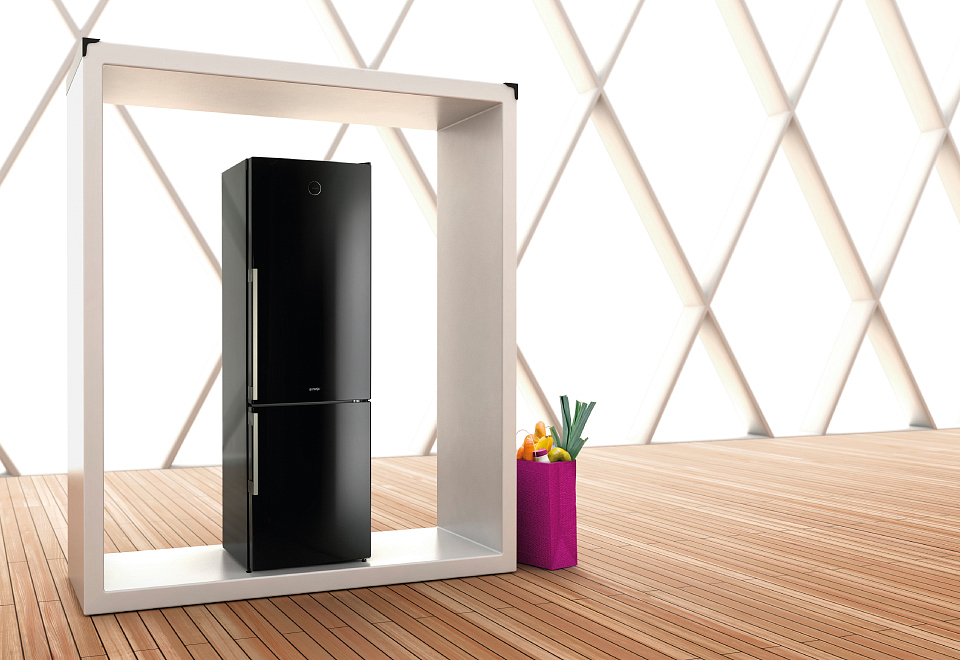 Отдельностоящий двухкамерный холодильник Gorenje NRK 61 JSY2B preview 2