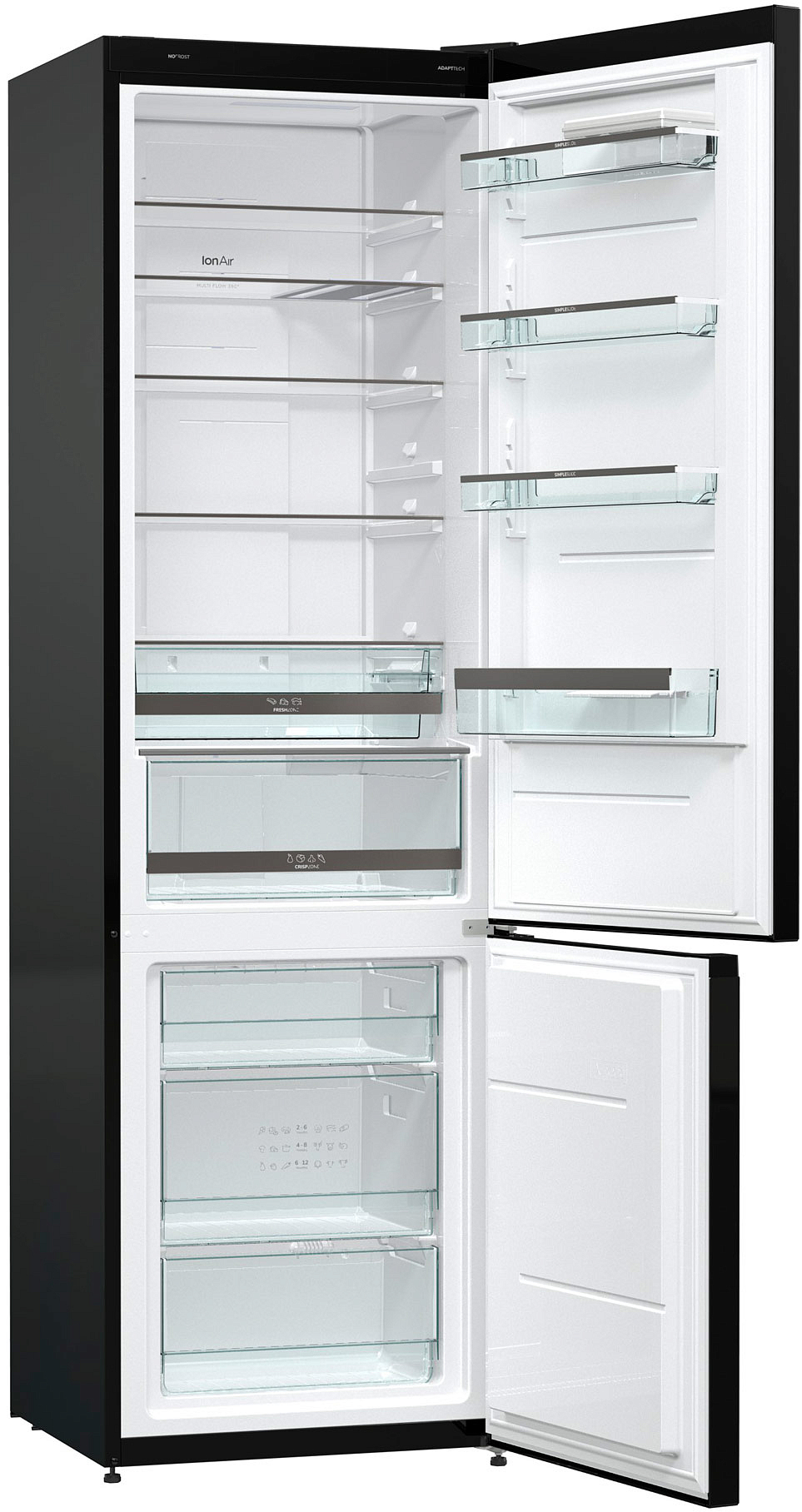 Отдельностоящий двухкамерный холодильник Gorenje NRK621SYB4 preview 2