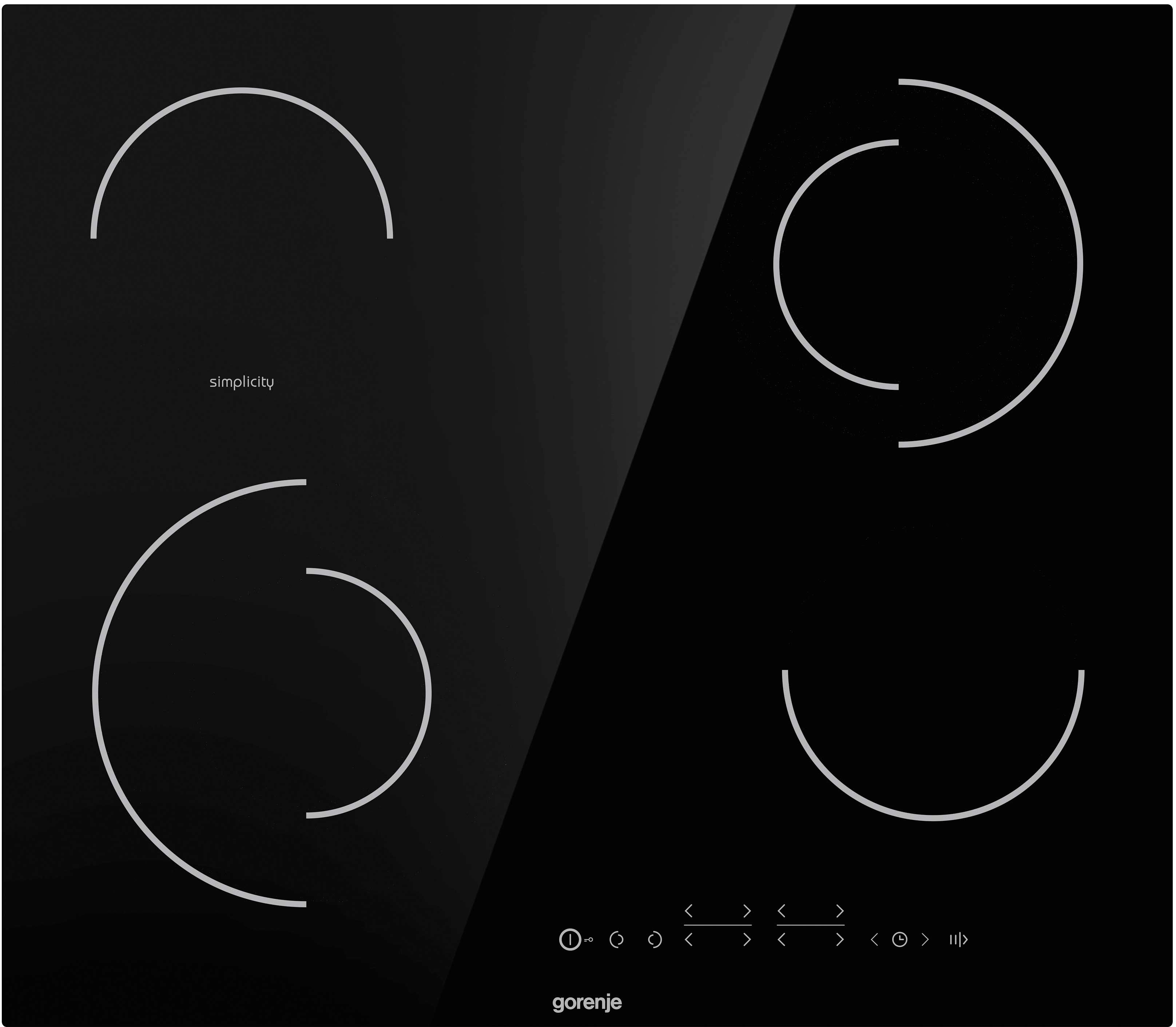 Независимая стеклокерамическая варочная панель Gorenje ECT644SY2B preview 1