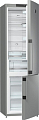 Отдельностоящий двухкамерный холодильник Gorenje NRK 61 JSY2X2
