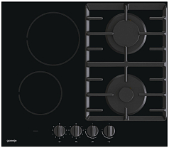 Независимая комбинированная варочная панель Gorenje GCE691BSC