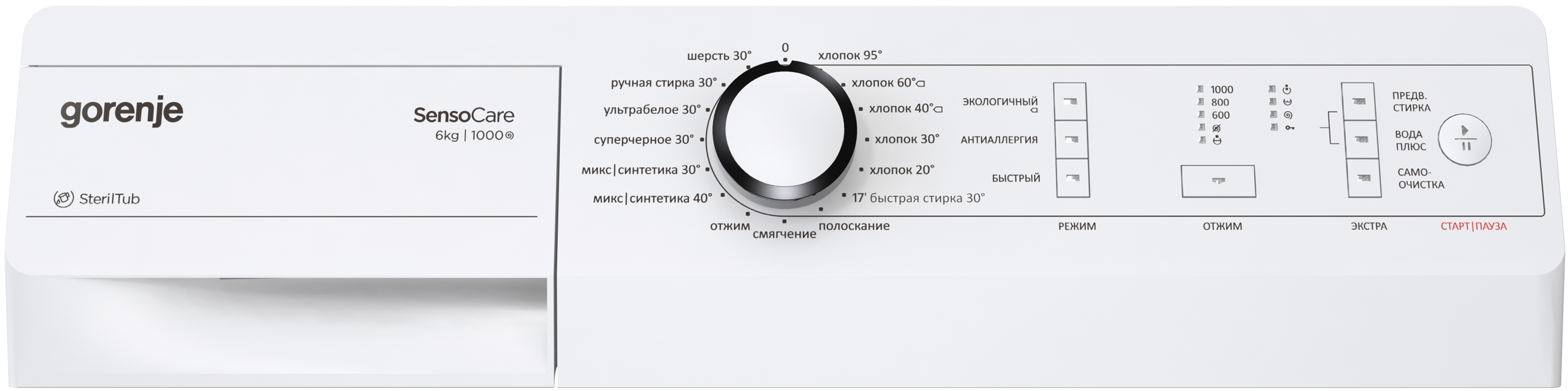 Узкая стиральная машина с резервуаром для воды Gorenje AS 62Z02/SRIV1 preview 3