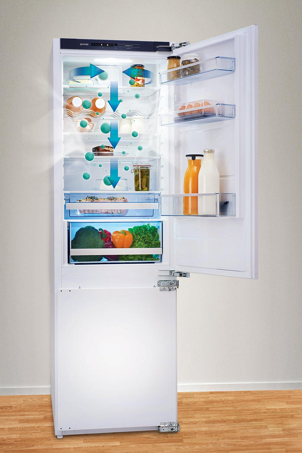 Встраиваемый двухкамерный холодильник Gorenje NRKI4182A1 preview 19