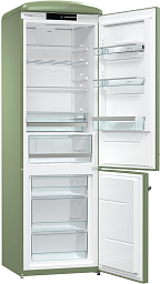 Отдельностоящий двухкамерный холодильник Gorenje ORK192OL