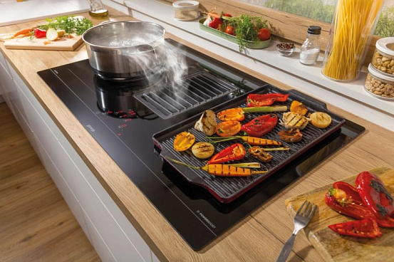 Независимая индукционная варочная панель с вытяжкой Gorenje HET949BSC preview 19
