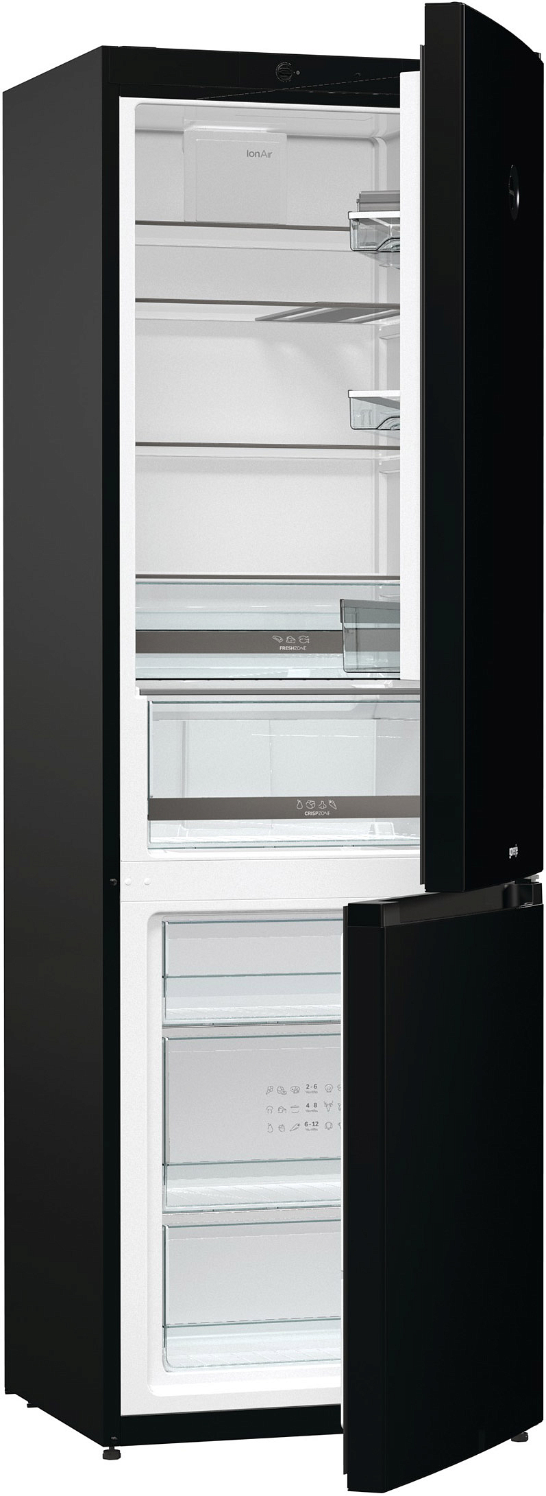 Отдельностоящий двухкамерный холодильник Gorenje RK611SYB4 preview 1