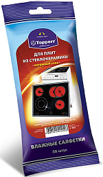 Влажные салфетки TopperrTopperr для стеклокерамических панелей 3621