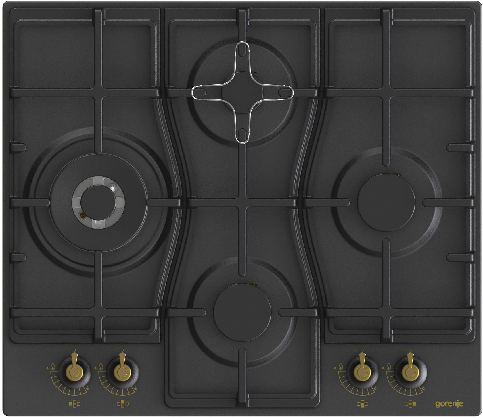 Независимая газовая варочная панель Gorenje GW6D41CLB preview 1