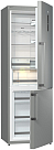 Отдельностоящий двухкамерный холодильник Gorenje NRC 6192 TX