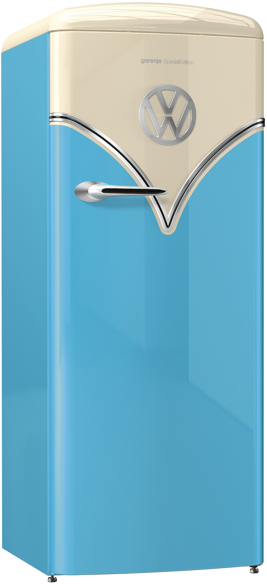 Отдельностоящий однокамерный холодильник Gorenje OBRB153BL preview 1